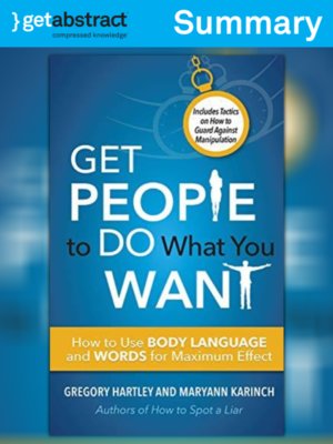 cover image of Get People to Do What You Want (Summary)